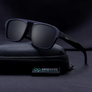 Full Black Square Sunglasses – Polarized Lenses